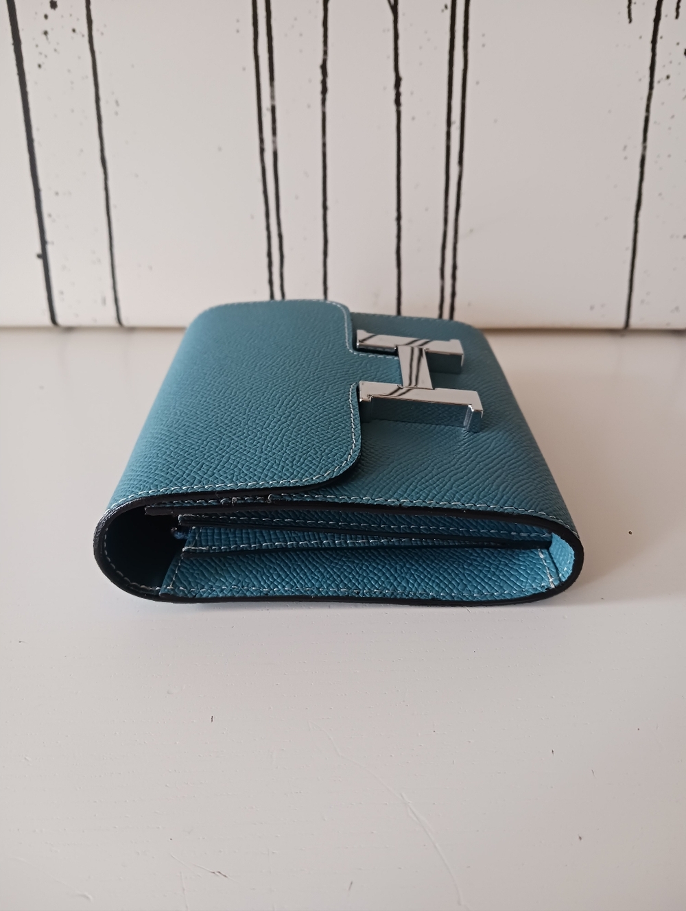 Blue Paon Compact Wallet - Picture 3 of 8
